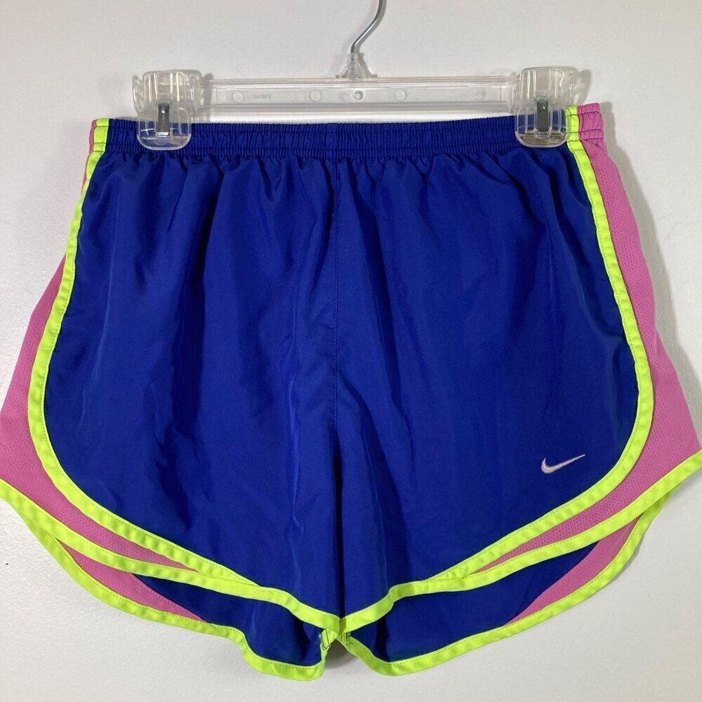 Womens Nike Dri Fit Running‎ Shorts Blue Pink M